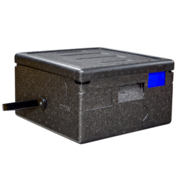 Termolaatikko kantokahvalla 35cm pizzalaatikoille (matala)