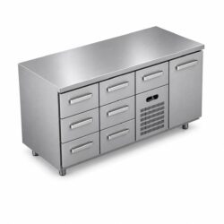 Pizzavetolaatikosto RestaRama CST-16-3301 ovi oikealla, 1600x660x900mm