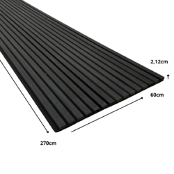 Akustiikkapaneelit-Musta