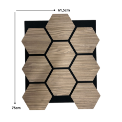 Akustiikkapaneeli-Vaalea Heksagoni II