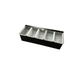 Mausteteline (5 paikkaa, musta)