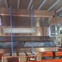 200 cm leveä käytetty huuva