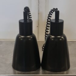 Käytetty lämpölamppu (musta)