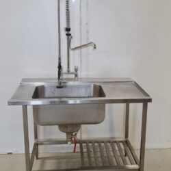 Käytetty esipesupöytä 110cm leveä