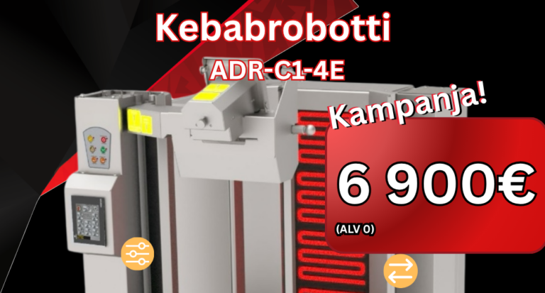 Kebabrobotti tarjouksessa nyt kampanjahintaan!