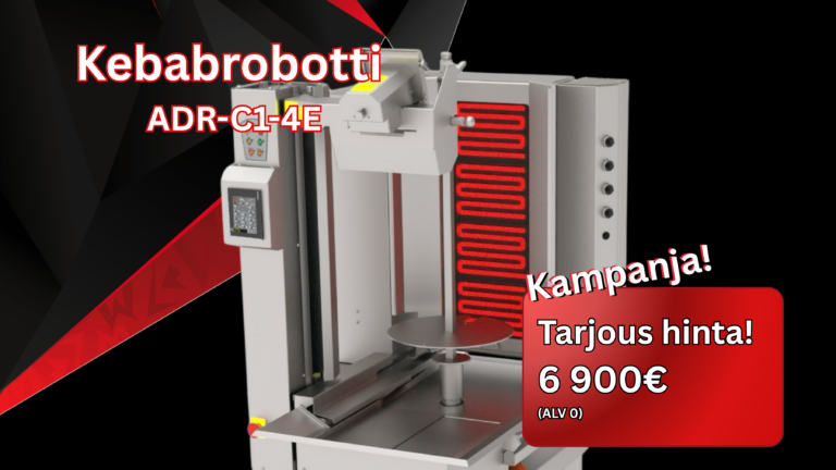 Kebabrobotti tarjouksessa nyt kampanjahintaan!