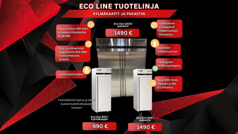 Uudistunut EcoLine-linja nyt varastosta.